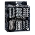 thumbnail image 2 of Sex toy Gift Set bundle of Crystalline TPR Cock Sleeves, 6 Pack, Clear And Icon Brands S-Finger Vibe, Purple, 2 of 5
