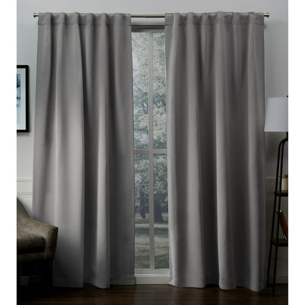 Exclusive Home Curtains Sateen Twill Woven Room Darkening Blackout