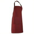 thumbnail image 2 of Premier Ladies/Womens Colours Bip Apron With Pocket / Workwear (Pack of 2), 2 of 4