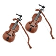 thumbnail image 3 of VERDANVERSE Mini Violin 3Pcs for Toy House Accessories and Traditional Design, 3 of 8