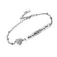 thumbnail image 3 of Here\'s a refined and engaging product description for your **"Lettering Decor Bracelet – Always Forever"**:\n\n \n\n✨ **"Always Forever" Curved Chain, 3 of 3