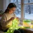 thumbnail image 5 of DIY Knitting Craft Yarn Glow In The Dark Reactive Fibers For Beginners - Ideal For Crochet And DIY Projects In Home, 5 of 5