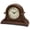 Walnut Brown, variant on Walnut Brown Vintage Farmhouse Tabletop Mantel Clock with Domed Lens and Quartz Movement