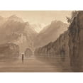 thumbnail image 2 of Francis Danby 18x14 Black Ornate Wood Framed Double Matted Museum Art Print Titled - A Lake in Norway (ca. 1825), 2 of 5