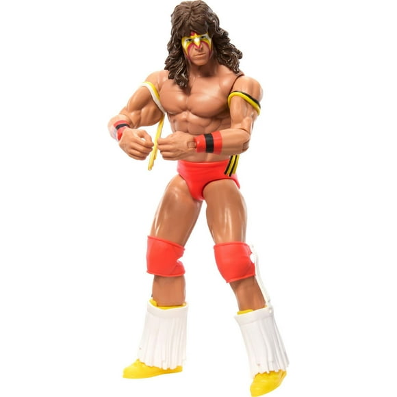 WWE Ultimate Warrior Action Figure - Series #144, 6-inch Collectible Superstar with Articulation & Life-Like Look