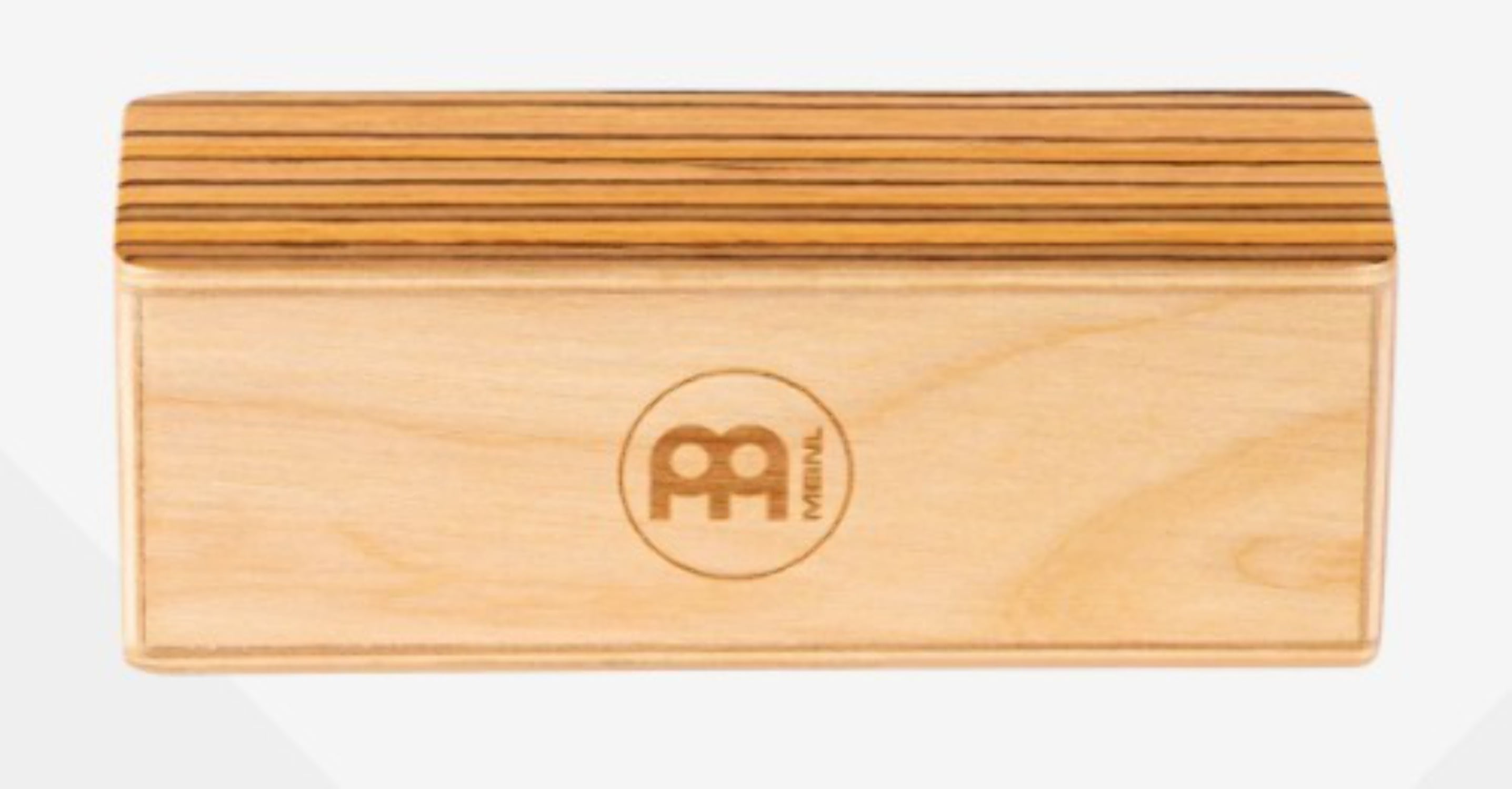 2-Year Warranty, Meinl Percussion Wood Shaker with Exotic Zebrano Top and Bottom Medium Size-NOT Made in China-Baltic Birch Body SH53-M 