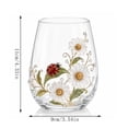 thumbnail image 3 of Nature Animal Glass Tumbler, 15 Fl Oz Large Capacity 2D Character Drinking Cup with Sunlit Decorative Details, Clear Beverage Glass for Water, Tea, Juice, Coffee, Home, Office & Gift Giving, 3 of 8