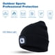 thumbnail image 2 of Gorro con faro LED recargable unisex, gorro de punto cálido para seguridad en invierno, regalos para hombres, mujeres y papás, 2 of 6