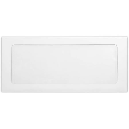 UPC: 0646223051544 | LUX #10 Full Face Window Envelopes (4 1/8 x 9 1/2) 250/Pack 80lb. White (FFW-10-80W-250)