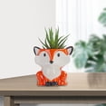 thumbnail image 3 of LOVIVER 2x Cartoon Cute Pots Flower Pot Cactus Plants Planter Indoor Home, 3 of 6