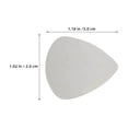 thumbnail image 2 of OUNONA 100Ud Plectros De Guitarra De Acero Inoxidable Para Bajo Y Guitarra Acústica Con Borde Suave, 2 of 7