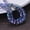 5# Blue Colorized, variant on U8MO 30pcs 8mm Cube Faceted Cut Crystal Glass Loose Beads Lot for Jewelry Making-72# Deep Blue AB