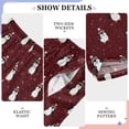 thumbnail image 4 of Kids' Pajama Pants Soft Relaxed Fit Sleep Pants Lounge Pants with Pockets Cute Penguin Pattern Medium, 4 of 9