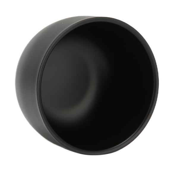 Premium Black Stainless Steel Shaving Bowl Large Shave Soap Mug for Men Barber Grooming Tool 3.94 inches / 10 cm Face Care