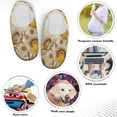 thumbnail image 5 of Whosucclay Slippers for Women Mens Winter Warm Memory Foam Cotton Home Slippers Soft Plush Fleece Slip on House Slippers for Girls Indoor Outdoor Shoes, 5 of 6
