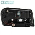 thumbnail image 4 of Spec-D Tuning Black Smoke Projector Headlights w/ LED Compatible with 2002-2009 Chevy Trailblazer, Left + Right Pair Headlamps Assembly, 4 of 7