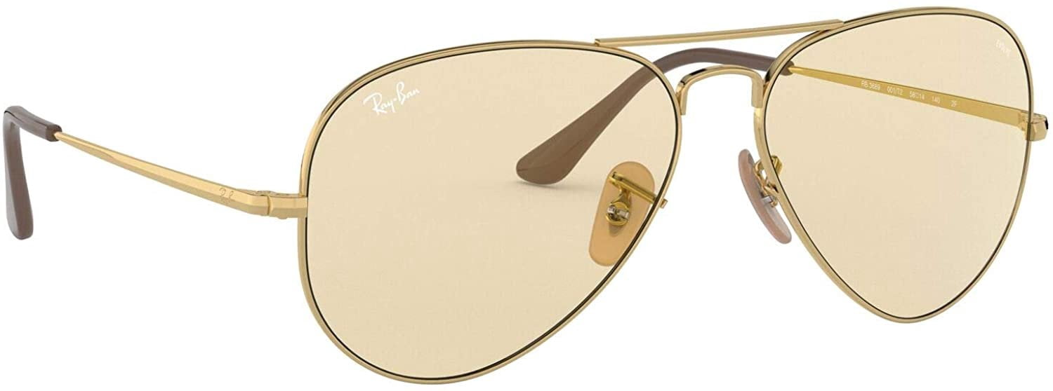 Ray-Ban Rb3689 Metal Ii Evolve Photochromic Aviator Sunglasses