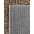 thumbnail image 5 of Unique Loom Studio Solid Shag Collection Area Rug - Sky (9' x 12' 2" Rectangle Taupe), 5 of 6