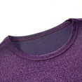 thumbnail image 5 of NoxwB Men's Retro 70s Disco Shiny Sequin T-Shirts Slim Fit Round Collar Short Sleeve Pullover Casual Party Prom Costumes Purple L, 5 of 8