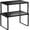 Black, variant on Simple Trending Bamboo Cabinet Organizer Shelf, Stackable Expandable Kitchen Counter & Cabinet Storage Spice Rack for Pantry Organization