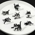 thumbnail image 1 of RV Broche de metal para mochila (cuchillo de bolsillo, gato), 7 piezas, broche para mujer, broche para sombrero lindo, conjunto de ropa, bolsa, 1 of 5