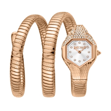 Just Cavalli Women's Snake 316L Stainless Steel Watch JC1L193M0075