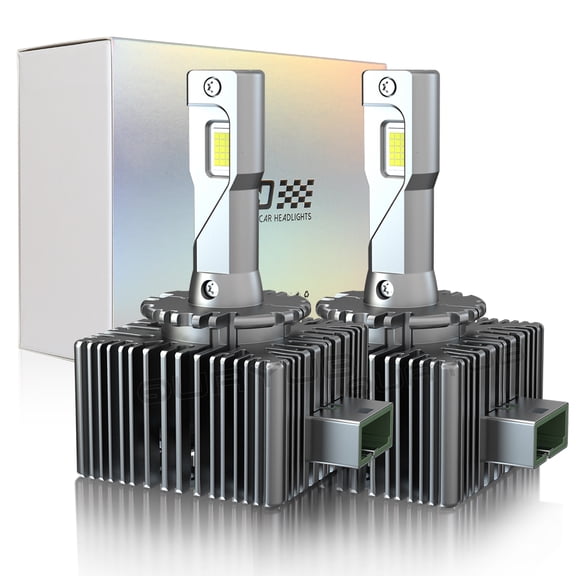 D3S/D3R LED Headlight Bulb High Low Beam Xenon HID Replacement 6500K White 2x