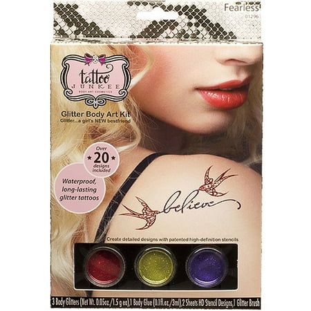 fearless tattoo junkee glitter pc kit fearless tattoo junkee glitter pc kit