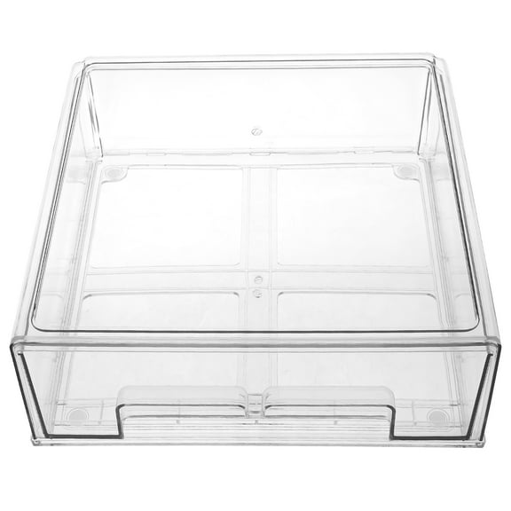 Refrigerator Drawers Stackable Fridge Organizer Bins Pull Out Drawers Clear Refrigerator Fruit Storage Containers Large Capacity Fridge Drawer Organizer for Fruit Vegetable