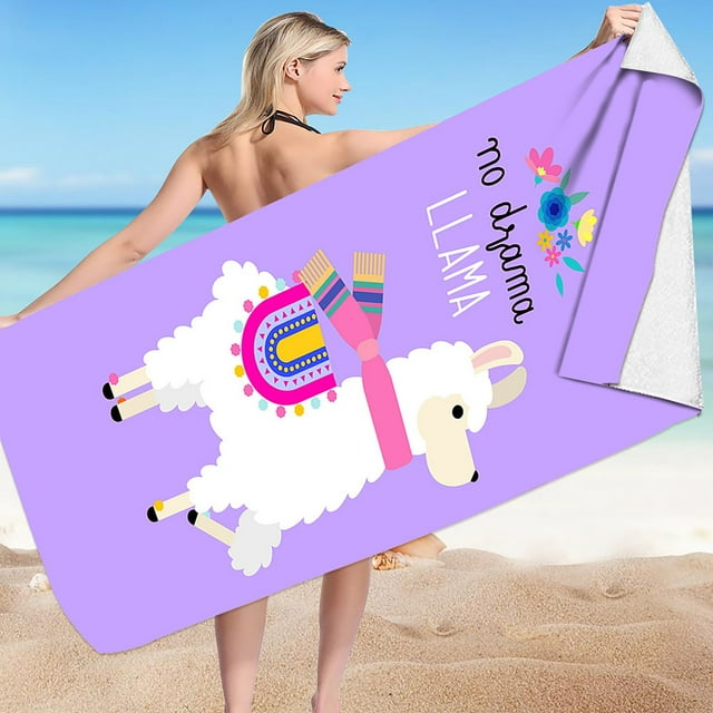 Xihbxyly Solo productos fabricados en Estados Unidos Toalla de playa de microfibra, súper liviana, colorida, toalla de baño, manta de playa a prueba de arena, toalla multiusos para viajes, piscina, 3