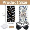 thumbnail image 2 of 2 fundas portátiles para gafas, de cuero, delgadas, para gafas de sol, funda protectora para gafas, funda con cierre a presión para viajes, 2 of 9