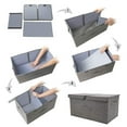 thumbnail image 4 of Uanit Cotton And Linen Folding Storage Box Drawer Household Bag Fabric Collapsible Organizer Bins Clothing Basket Toy Housekeeping & Organizers, 4 of 6