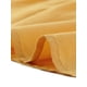 thumbnail image 5 of Vestido de verano para mujer con cuello en V, manga corta, ribete de croché, línea A, dobladillo con volantes Amarillo M, 5 of 6