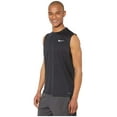thumbnail image 3 of Nike Swim Men's Essential Sleeveless Hydroguard Rash Guard Black Large / Black, 3 of 3