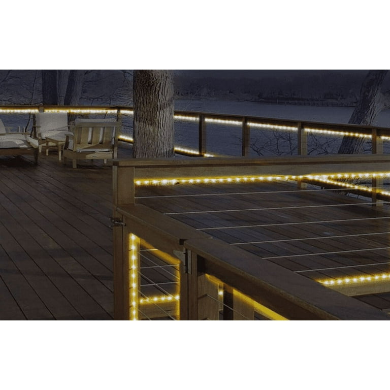 Meilo 16 FT LED Mini Rope Light Low Profile 1/4 diameter Yellow, Plug-in, Connectable, Mosquitoes Repellent for RV, Camping, Indoor/Outdoor Use, Waterproof, 360° Directional Shine, Christmas Meilo 16 FT LED Mini Rope Light Low Profile 1/4 diameter Yellow, Plug-in, Connectable, Mosquitoes Repellent for RV, Camping, Indoor/Outdoor Use, Waterproof, 360° Directional Shine, Christmas