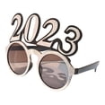 thumbnail image 4 of 2023 Gafas divertidas, Suministros de favores de Feliz año Nuevo, Decoraciones de accesorios de fotos, Gafas de fotos de año Nuevo para Argén Macarena anteojos de año nuevo, 4 of 8