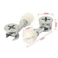 thumbnail image 4 of Unique Bargains Knock Down Furniture Cam Lock Connecting Fitting Dowel Nut Assembly (20 Sets), 4 of 6