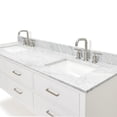 thumbnail image 4 of Ariel W073DCW2RVOMNB Hutton 72" Wall Mounted Double Basin Vanity Set - Midnight Blue /, 4 of 7