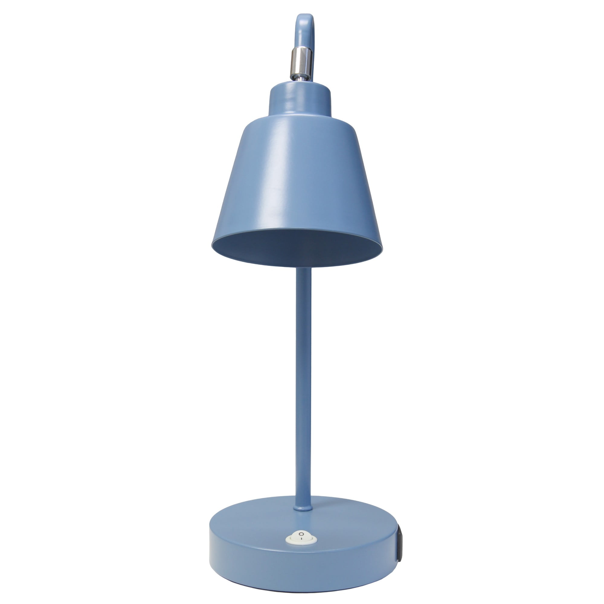 Mod Lighting and Decor Looped Desk Lamp with Adjustable Shade - 16" - Blue