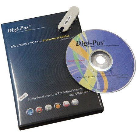 Digi-Pas 2-AXIS HIGH-Precision Digital Inclination Sensor Module  Tilt Angle Sensor  Inclinometer  DWL5500XY 0.0002”/ft (0.02mm/M) NIST-Traceable … (5. DWL5500XY PRO Software) price history on PriceWatchPro