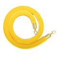 thumbnail image 1 of 1Pcs Queue Line Barrier Rope 1.5M Velvet Playground Theaters Hotel Yellow, 1 of 8