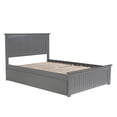 thumbnail image 5 of AFI Nantucket Full Wood Platform Bed with Matching Footboard & Twin Trundle, Grey, 5 of 6