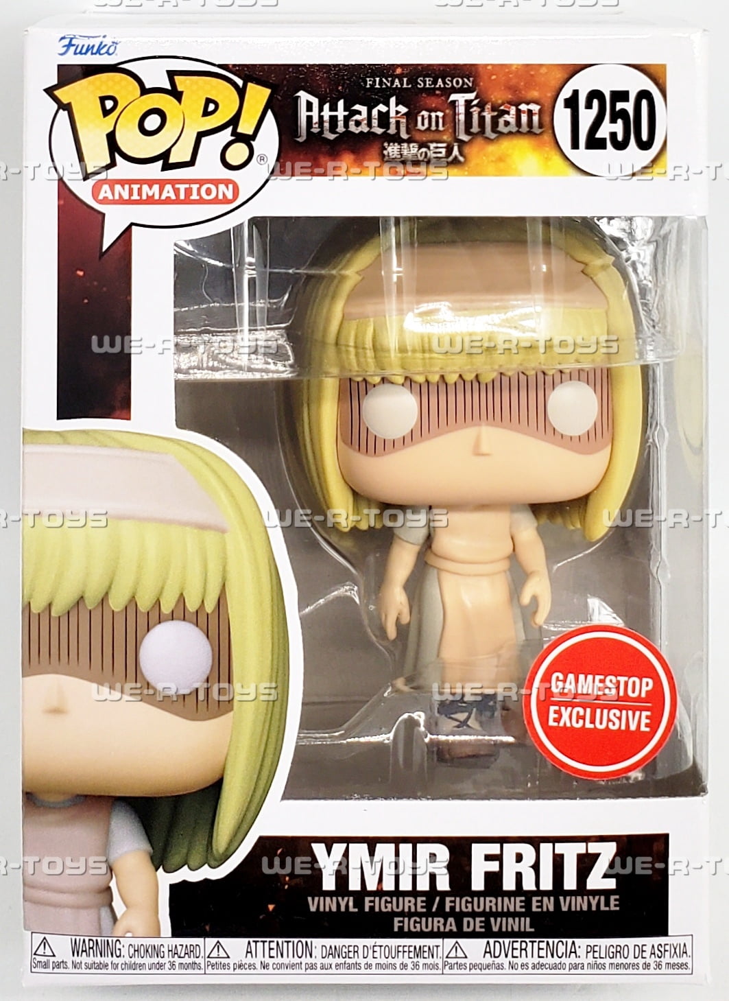 Funko POP Animation Attack onTitan Ymir Fritz 1250 Vinyl Figure