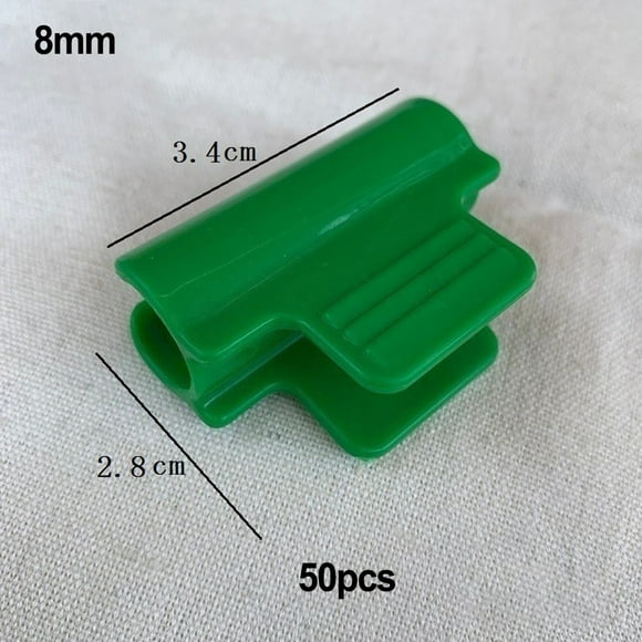 40/50PCS Greenhouse Clamps Plastic Cover Netting Tunnel Film Hoop Clips Garden