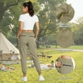 thumbnail image 5 of Rosvigor Women Cargo Hiking Pants Lightweight Joggers Women Workout Pants Outdoor Quick Dry Lounge Trousers, 5 of 7