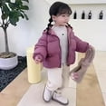 thumbnail image 5 of GYRATEDREAM Todddler Boys Girls Winter Thickened Hooded Coats Kids Windproof Warm Zip up Puffer Jacket Children Bear Ears Padded Down Outerwear Packable for 2-9 Years, 5 of 8