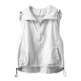 thumbnail image 6 of Ankola Women's Casual Zip Up Cargo Vest Lightweight Sleeveless Blazer Vest Jacket Tops Trendy Outwear, 6 of 7