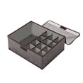 thumbnail image 2 of SugarBloom 13-Compartment Fabric Underwear and Sock Storage Box, Drawer Organizer for Home, Dorm, and Wardrobe,Gray, 2 of 6