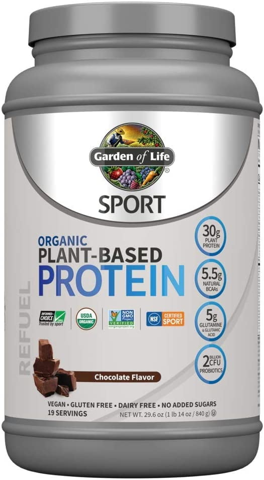 Garden of Life SPORT Organic Plant Based Protein Powder