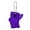 A, variant on Reflective Bear PVC Keychain Tags, Bright Tags for Bag Backpack Pendant for Kids Adults Clothing Bag